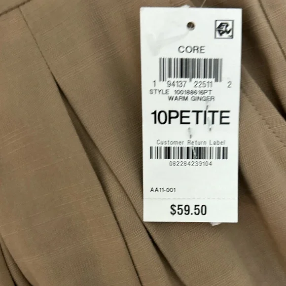 Bar III Stylish Brown Pleated Wide-Leg Pants - Picture 4 of 10